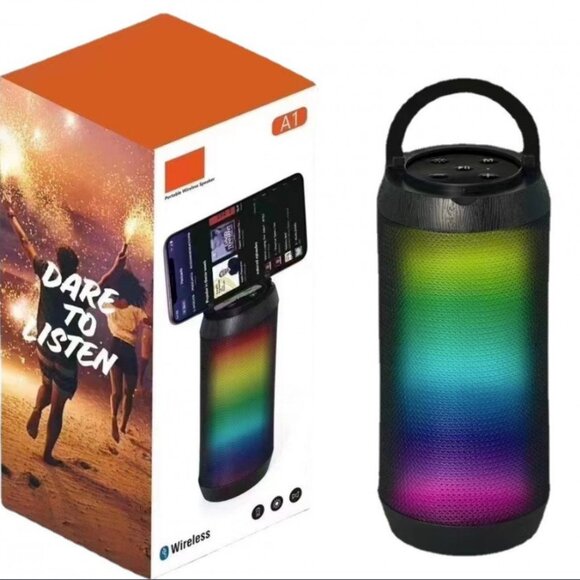 Universal Wireless Bluetooth Portable Speaker Radio LED Colorful Display - Picture 2 of 2